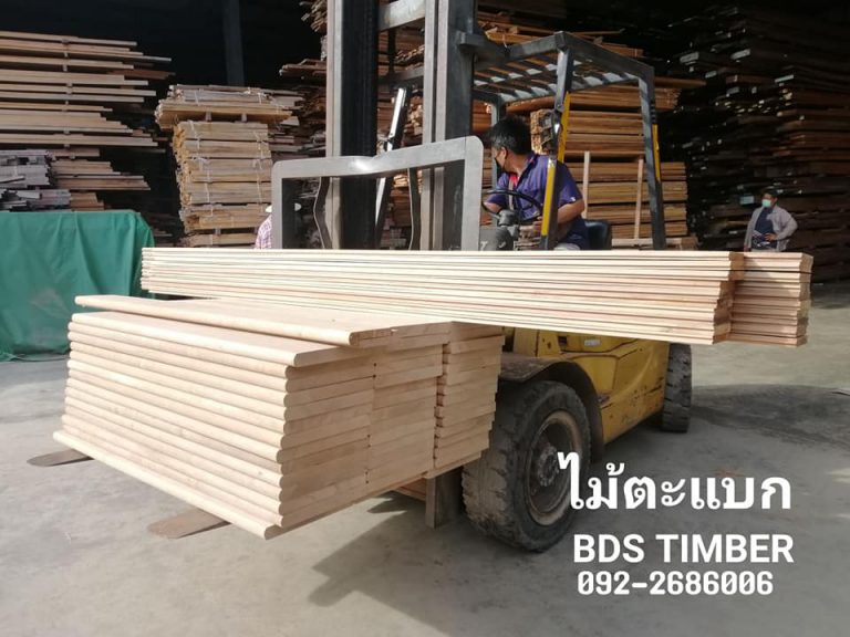 ชุดบันไดไม้ตะแบก bdstimber