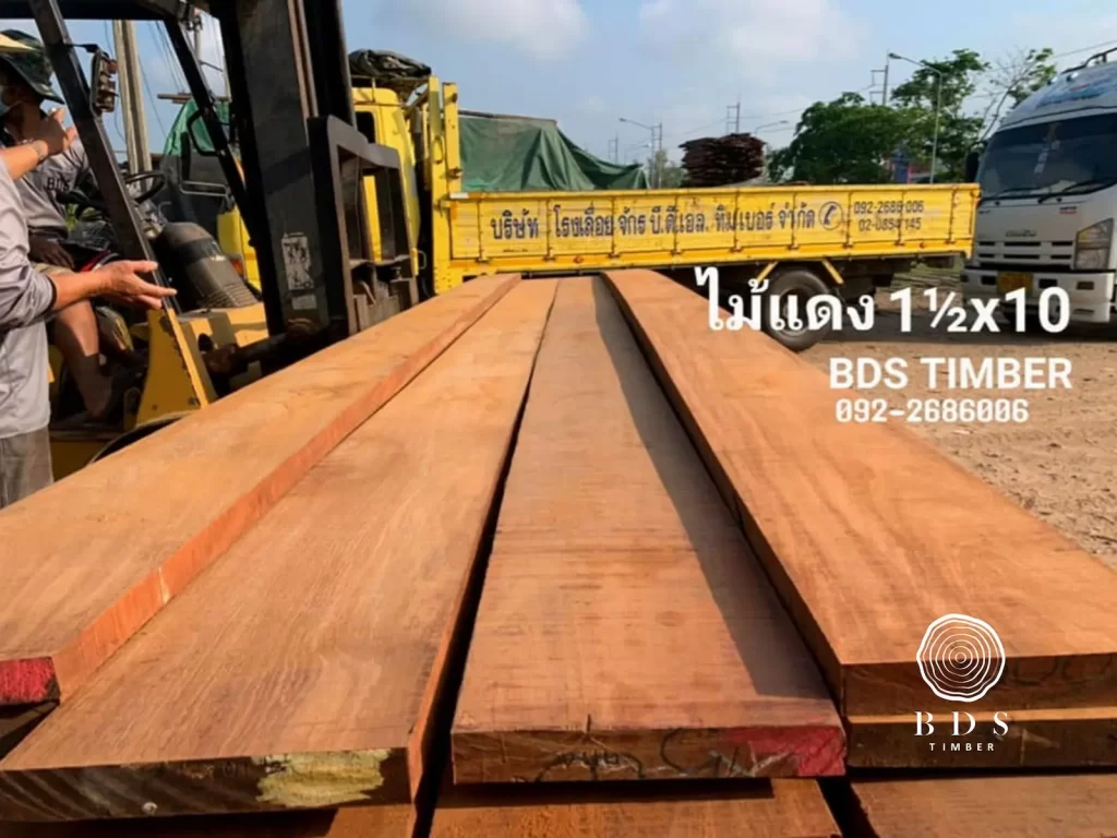 พื้นไม้แดง 1.5 x 10